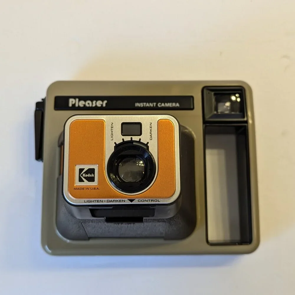 Vintage 1970's Kodak Pleaser Instant Camera w/ User Manual
